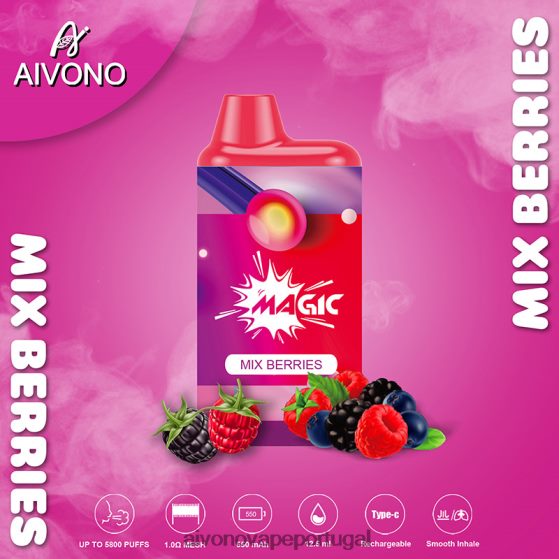 misture frutas Aivono AIM MAGIC cigarro de caixa de 5800 bocas 280DJX100 | Aivono Lisbon